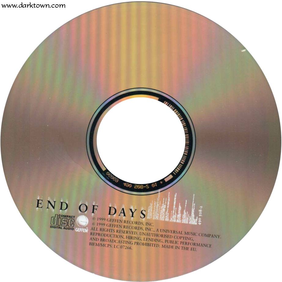 End Of Days  Soundtrack : CD